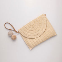 Load image into Gallery viewer, THSB1037: Sand: Envelope Weave Cross Bag