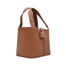 Load image into Gallery viewer, THSB1040: Tan: Lockette Tote Bag