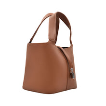 Load image into Gallery viewer, THSB1040: Tan: Lockette Tote Bag