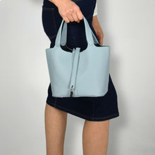 Load image into Gallery viewer, THSB1043: Aqua: Lockette Tote Bag