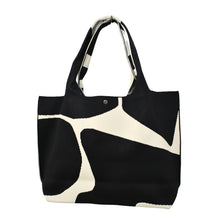 Load image into Gallery viewer, THSB1053: Black: Abstract Shape Bag
