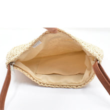 Load image into Gallery viewer, THSB1077: Sand: Boho Woven Crossbody Bag