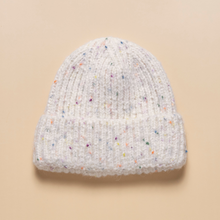 Load image into Gallery viewer, THSBE1010: White: Speckle Knit Beanie