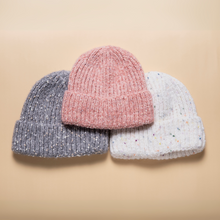 Load image into Gallery viewer, THSBE1012: Grey: Speckle Knit Beanie