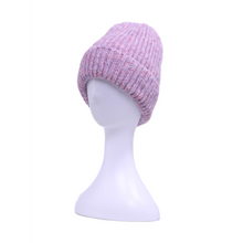 Load image into Gallery viewer, THSBE1025: Lavender: Ribbed Knit Beanie