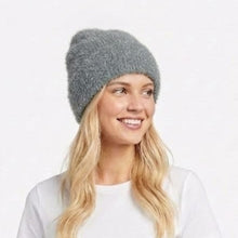 Load image into Gallery viewer, THSBE1029: Grey: Shimmer Soft Knit Beanie