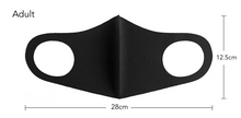 Load image into Gallery viewer, THSFM1000: Black: (30 pcs) Face Mask
