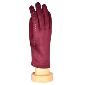 THSG1050: Wine: Stitching Pattern Gloves