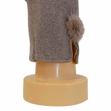Load image into Gallery viewer, THSG1065: Camel: Fur Pom Pom Gloves
