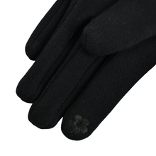 Load image into Gallery viewer, THSG1084: Black: Flat Bow Gloves