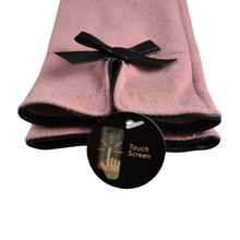 Load image into Gallery viewer, THSG1085: Pink: Flat Bow Gloves - J'adore Gifts