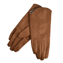 Load image into Gallery viewer, THSG1090: Tan: Curved Trim Gloves
