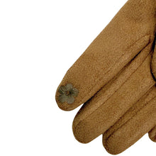 Load image into Gallery viewer, THSG1092: Camel: Faux Fur Double Layer Gloves