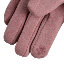 Load image into Gallery viewer, THSG1096: Pink: Faux Fur Double Layer Gloves