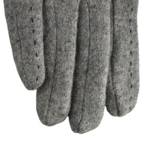 Load image into Gallery viewer, THSG1098: Grey: Stitching Double Layer Gloves