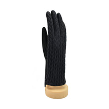 Load image into Gallery viewer, THSG1130: Black: Heritage Quilted Gloves