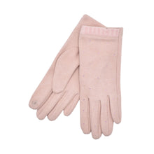 Load image into Gallery viewer, THSG1133: Pink: Crystal Dot Gloves