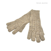 Load image into Gallery viewer, THSG1137: Oatmeal: Heritage Knit Gloves