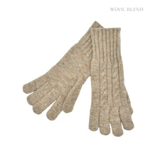 Load image into Gallery viewer, THSG1137: Oatmeal: Heritage Knit Gloves