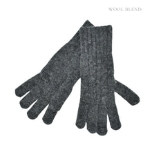 Load image into Gallery viewer, THSG1138: Grey: Heritage Knit Gloves