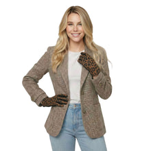 Load image into Gallery viewer, THSG1145: Camel: Luxe Leopard Gloves