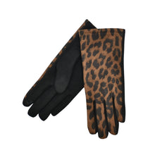 Load image into Gallery viewer, THSG1145: Camel: Luxe Leopard Gloves