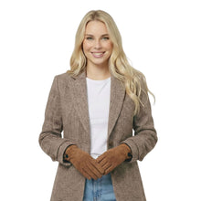 Load image into Gallery viewer, THSG1156: Brown: One Button Gloves