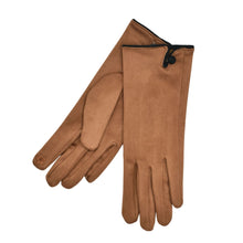 Load image into Gallery viewer, THSG1156: Brown: One Button Gloves