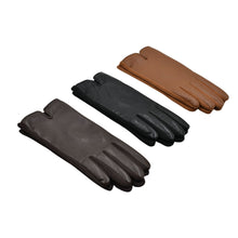 Load image into Gallery viewer, THSG1158: Black: Faux Leather Gloves