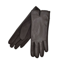 Load image into Gallery viewer, THSG1160: Chocolate: Faux Leather Gloves