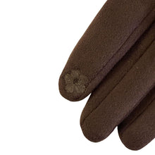 Load image into Gallery viewer, THSG1162: Brown: Faux Fur Double Layer Gloves