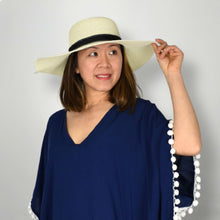 Load image into Gallery viewer, THSH1003: Milk White: Tuscany Sun Hat
