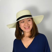 Load image into Gallery viewer, THSH1003: Milk White: Tuscany Sun Hat