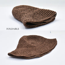 Load image into Gallery viewer, THSH1014: Brown: Foldable Shapeable Sun Hat