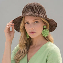 Load image into Gallery viewer, THSH1014: Brown: Foldable Shapeable Sun Hat