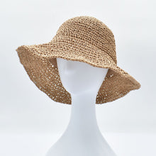 Load image into Gallery viewer, THSH1016: Tan: Foldable Shapeable Sun Hat