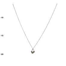Load image into Gallery viewer, THSJ1087 Pad Lock Heart - Love: Silver
