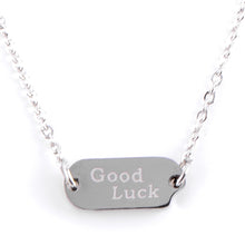 Load image into Gallery viewer, THSJ1096: Ellipse - Good Luck: Silver