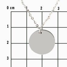 Load image into Gallery viewer, Round Necklace | Silver