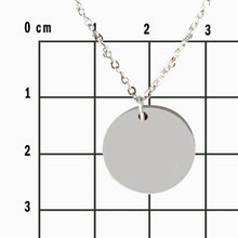 Load image into Gallery viewer, Round Necklace | Silver
