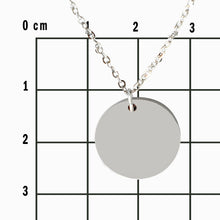 Load image into Gallery viewer, Round Necklace | Silver