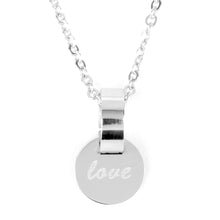Load image into Gallery viewer, Interlock Round - Love | Silver