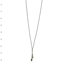 Load image into Gallery viewer, Waxed Cord Necklace: Seashell | Aqua
