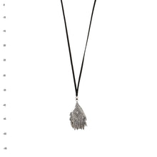 Load image into Gallery viewer, Peacock Feather Pendant | Silver