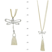 Load image into Gallery viewer, Dragonflyx Pendant Necklace | Cream
