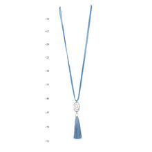 Load image into Gallery viewer, THSJ1208: French Blue:The Circle of Life Pendant Necklace