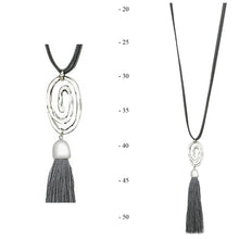 Load image into Gallery viewer, The Circle of Life Pendant Necklacex | Grey
