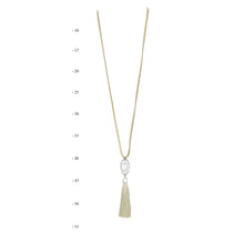 Load image into Gallery viewer, THSJ1210: Cream:The Circle of Life Pendant Necklace