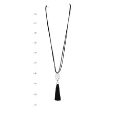 Load image into Gallery viewer, THSJ1211: Black:The Circle of Life Pendant Necklace