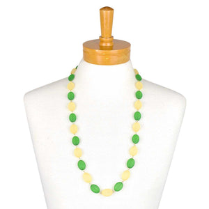 Colour Bead Necklace |  Jade
